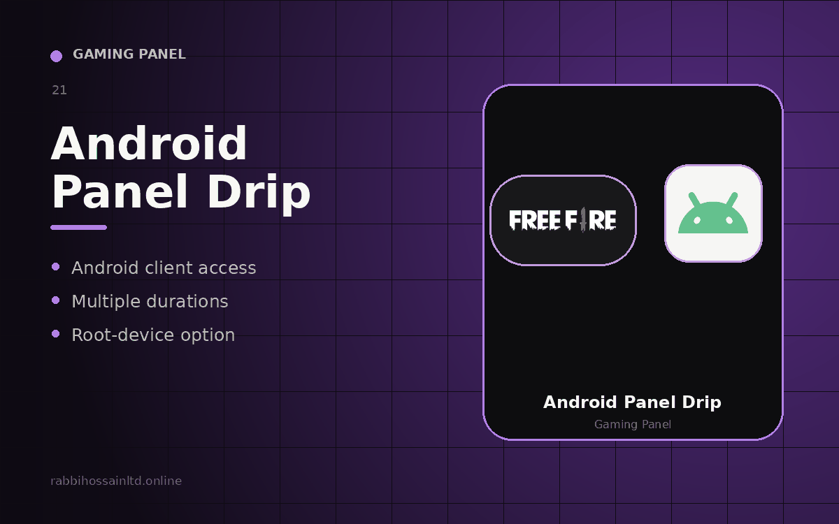 Android Panel Drip Client (Root)